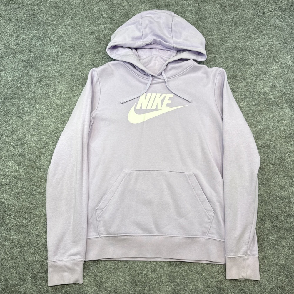 Nike Club Fleece Pullover Hoodie women's small violet kangaroo DQ5775-511 - Picture 2 of 6